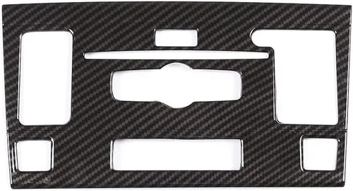 Miniatura 3 de YIWANG - Pomo de plástico ABS para coche para Mercedes Benz GLK Clase X204 2010-2012, Fibra de carbono