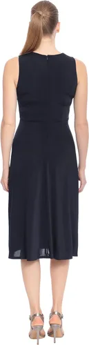 Miniatura 4 de London Times Women's V-Neck Twist Waist Dress