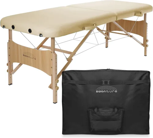 Miniatura 12 de Saloniture Mesa de masaje plegable portátil básica - azul