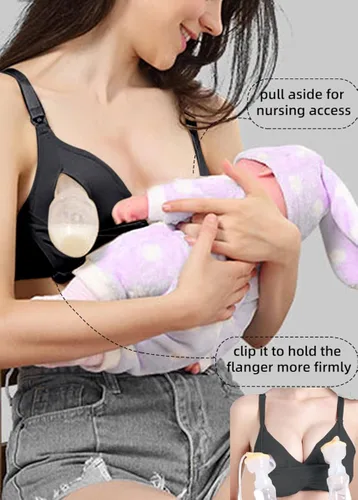 Miniatura 3 de iloveSIA Nursing & Pumping Bra All in One Hands Free Pump Nurse Bra
