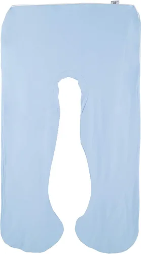 Miniatura 6 de Lavish Home - Almohada de cuerpo completo, almohada 7 en 1 con funda extraíble, cómoda forma de U para apoyo, dormir, descansar, estudiar y más