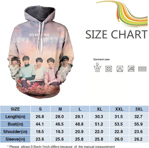 Miniatura 3 de KLKNJC Womens Hoodies 3D Printed Unisex Sweatshirts Pullover Hoodies
