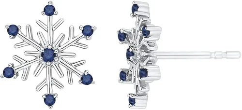 Miniatura 3 de KATARINA Pendientes de diamante azul de 012 quilates en oro o plata