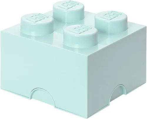 Lego Caja de Almacenamiento Brick 4 Dif Aqua Light Blue