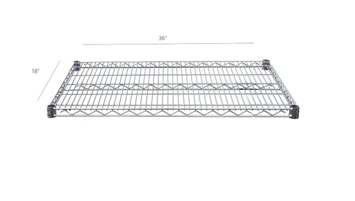 Estante de alambre cromado resistente aprobado por NSF para cocinas, cuartos de servicio, almacenamiento, oficinas y hogar