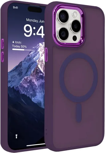 Miniatura 22 de IAIYOXI Funda magnética para iPhone XR [compatible con MagSafe], translúcida mate, delgada, delgada, a prueba de golpes, para mujeres, hombres