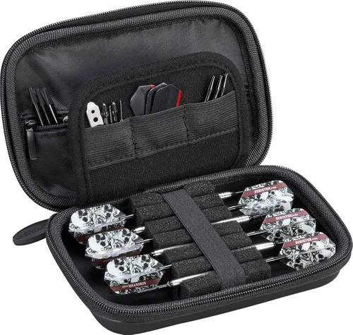 Miniatura 5 de Casemaster Sentinel - Estuche para dardos Sinister Skulls Art Series - Capacidad para 6 dardos Cráneos siniestros