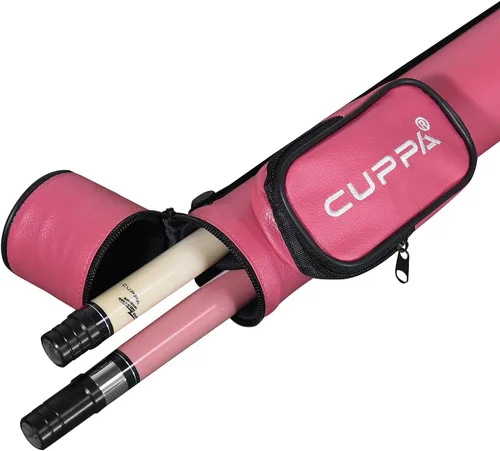 Miniatura 6 de CUPPA Taco de piscina para mujer, puntas de 0.463 in/0.502 in con estuche rosa, juego de accesorios de billar