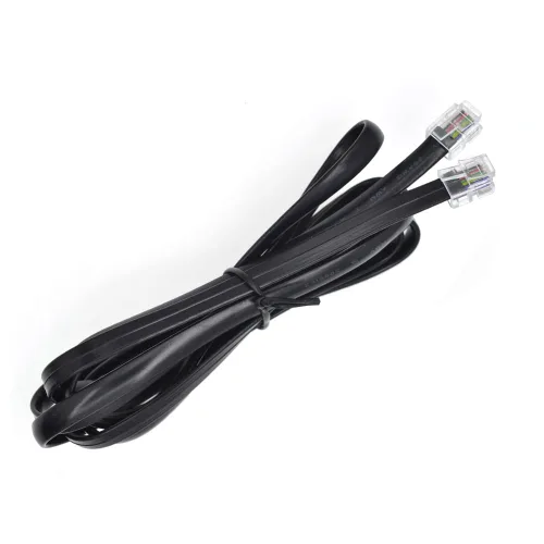 Miniatura 4 de Black Color 3FT 6P6C RJ12 cable de teléfono