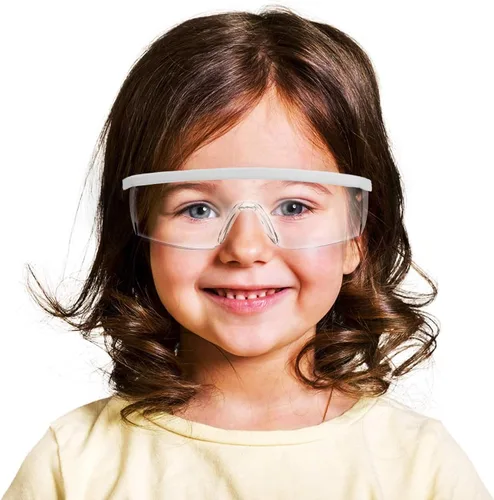 Miniatura 4 de Gafas de protección Niebla Prueba de arañazos Gafas de protección de lente transparente (blanco)