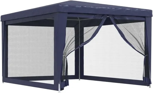 Miniatura 21 de vidaXL Gazebo, Tienda de campaña con 4 paredes laterales de malla, toldo de refugio para eventos de fiesta al aire libre, pabellón de glorieta