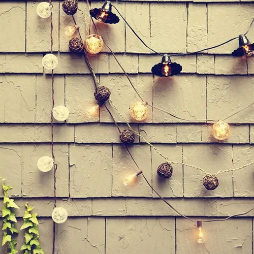 Miniatura 7 de SUNSGNE Tira de luces Edison para exteriores de 25 pies con 27 bombillas Edison transparentes, ST35 luces vintage para patio, jardín, patio, porche
