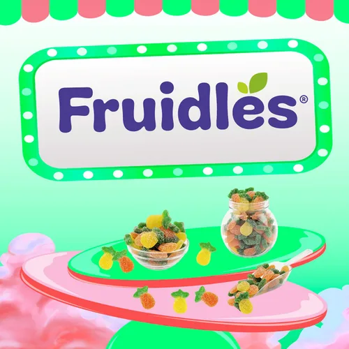 Miniatura 7 de Fruidles Gomitas de piña ácida, gomitas deliciosas con sabores de frutas (2.2 libras)