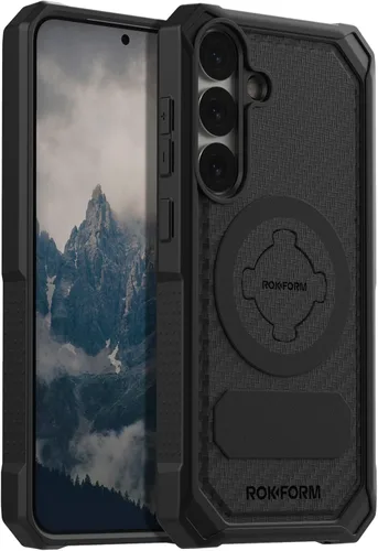 Miniatura 11 de Rokform - Funda para Galaxy S23, Serie Resistente, Carcasa Magnética con Bloqueo de Giro, Funda Blindada Probada contra Caídas (Negro)