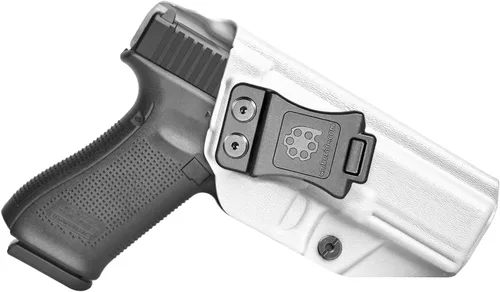 Miniatura 20 de Amberide IWB Kydex Holster for Glock 17/22 / 31/34 Gen 1-5, Concealed Carry, MOS and Non-MOS Options Available, Adjustable Cant, Posi-Click Fibra