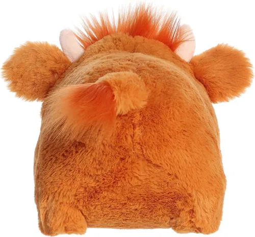 Miniatura 4 de Aurora Adorable animal de peluche Spudsters Hamish Highland Cow – Forma redonda que hace que los abrazos reconfortantes – Perfecto para niños