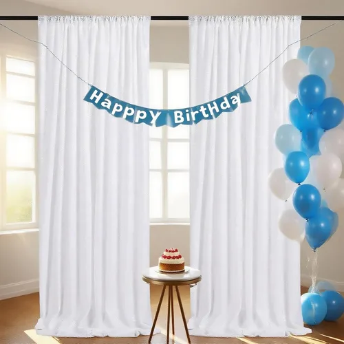 Miniatura 15 de Telón de fondo de lentejuelas moradas 2 paneles 2FTx8FT con purpurina telón de fondo cortinas para fiesta de Halloween fondo de fotos para bodas