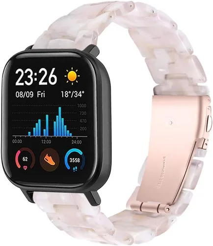 Miniatura 12 de FitTurn Bandas de resina compatibles con Amazfit Bip 6/Bip 5/Pace/Cheetah/Stratos 2 3/GTR 4/GTR 3/GTR 3 Pro/GTR 2/GTR 2e/GTR 1.850 in Reloj