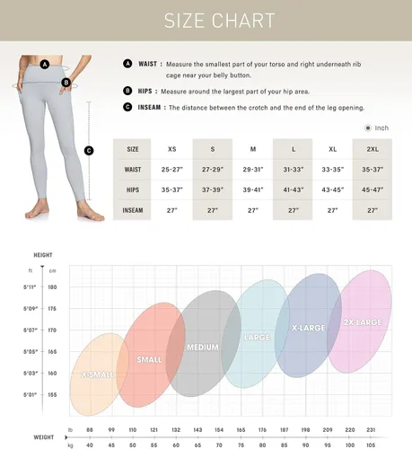 Miniatura 7 de TSLA - Pantalones de yoga con control de abdomen para mujer, leggings con cintura alta y prácticos bolsillos para correr, entrenamientos y practicar