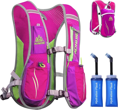 Miniatura 13 de Azarxis Chaleco de Hidratación para Correr Mochila 5L 5.5L para Mujeres y Hombres para Correr en Senderos Carrera de Maratón Ciclismo Senderismo