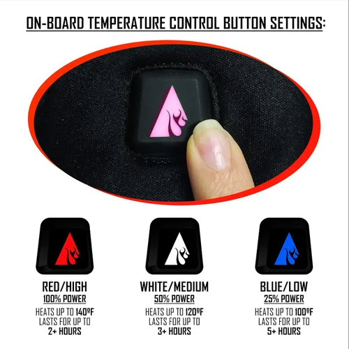 Miniatura 8 de ActionHeat Guantes térmicos con batería para hombre, delgados, impermeables, guantes eléctricos, 3 ajustes de calor, hasta 8 horas de tiempo