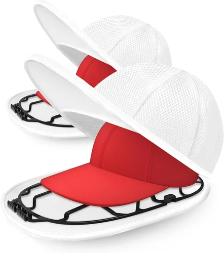 Miniatura 8 de XQXA Jaula para lavar sombreros, no necesita montaje, ajuste perfecto para sombreros de adultos y niños, ideal para gorras de béisbol, seguro para 1