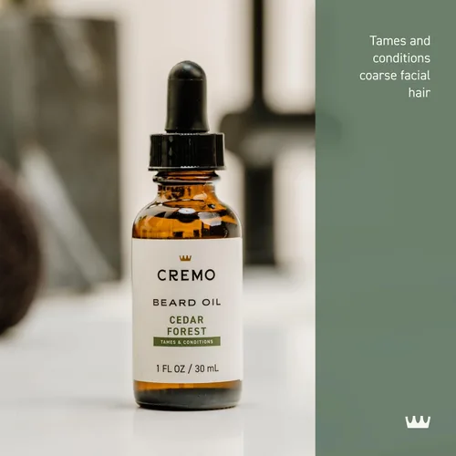 Miniatura 2 de Aceite revitalizador Cremo para barba, asombrosamente superior, botella de 1 oz