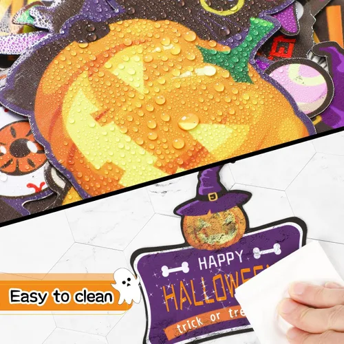 Miniatura 4 de JULMELON Imanes de Halloween, 22 unidades, imanes de calabaza, fantasmas, murciélagos, accesorios de decoración para suministros de fiesta