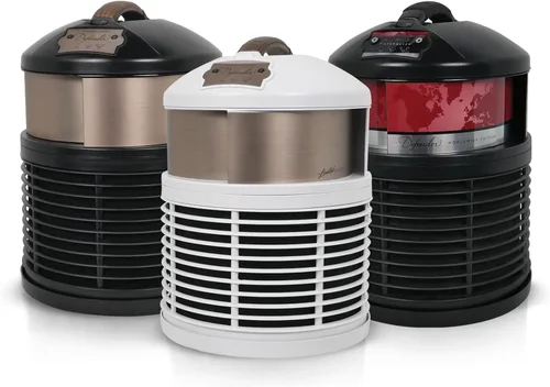 Miniatura 11 de Filter Queen - Purificador de aire para recámara Defender 4000 (mejor que HEPA). Negro - Rojo
