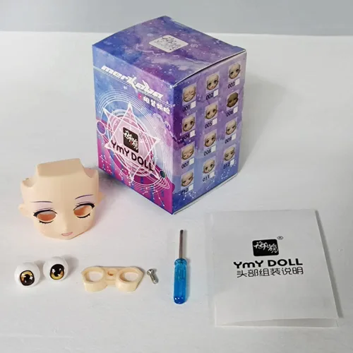Miniatura 2 de Cara de repuesto para GSC, YMY cuerpo de muñeca movible muñeca juguetes cara accesorios de extensión de muñeca (Face004)