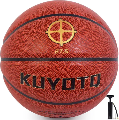 Miniatura 9 de KUYOTQ Kids Toddler Youth Adult Size 3/4/5/6/7 Basketball 22/25.5/27.5/28.5/29.5" Thickened Rubber or Faux Leather Indoor Outdoor Basketball for