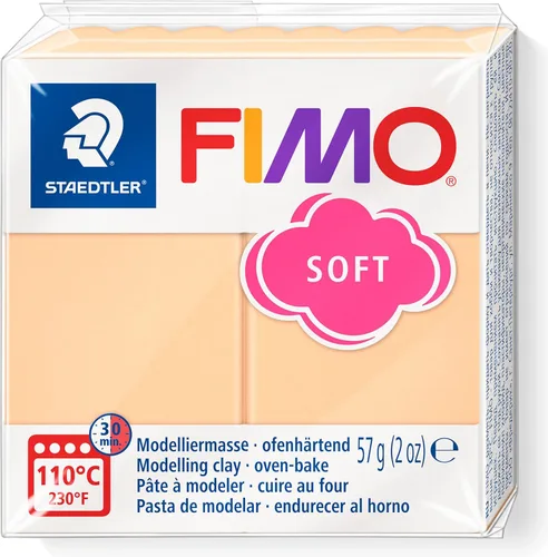 Miniatura 6 de Staedtler FIMO 8020-42 - Arcilla de polímero suave para hornear, para joyería, escultura, manualidades, mandarina
