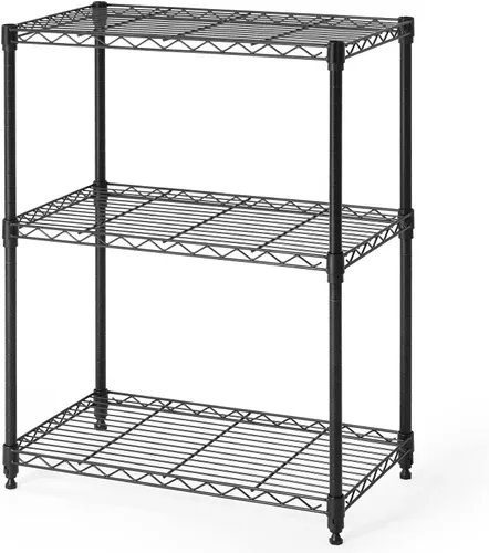 Miniatura 10 de Fencer Wire NSF Estantería de alambre de altura ajustable con forro, estantería de almacenamiento de sótano, estantes de almacenamiento de acero