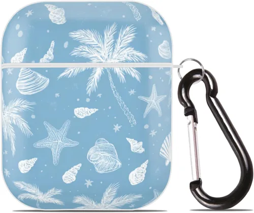 Miniatura 8 de Funda de zanahorias naranjas para Airpod 2/1 con llavero de protección completa de plástico accesorios para la piel para mujeres y hombres