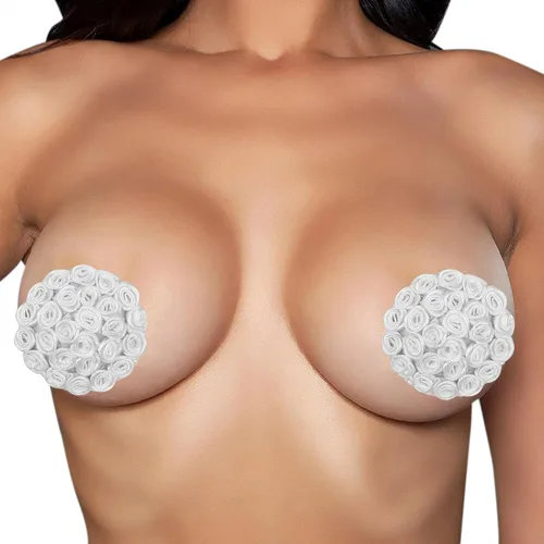 Miniatura 6 de Sujetador redondo reutilizable de silicona para mujer, pétalos de pecho sexy