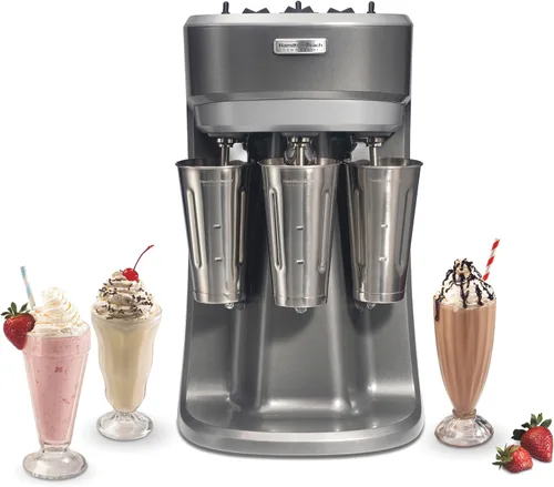 Miniatura 21 de Hamilton Beach Commercial Mezclador comercial de bebidas de triple husillo HMD400R, motores universales de 3 velocidades, operación manos libres