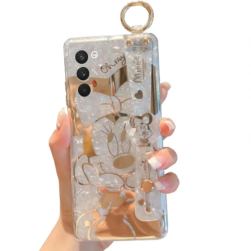 Miniatura 16 de Funda para Galaxy S20 con Banda de Muñeca y Soporte Ultra Delgada IMD Patrón de Animales Resistente a Golpes Funda con Soporte de Protección