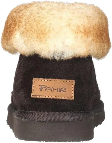 Miniatura 5 de Pantuflas de oveja para hombre, botines de tobillo para interiores y exteriores con espuma viscoelástica