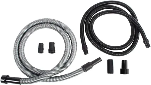 Cen-Tec Systems 94214 Shop Vacuum Juego de manguera de látigo y adaptador de herramienta eléctrica de 10 pies para recolección de polvo, negro,