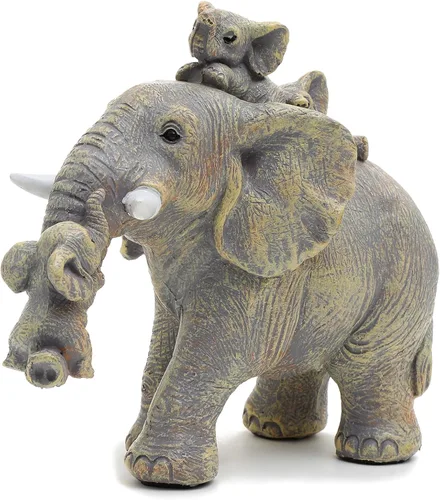 Decoraciones de buena suerte, regalos de elefante para mujeres, figuras únicas para el hogar, habitación, baño, dormitorio, decoración de estante de