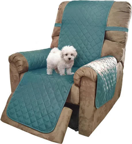 Miniatura 65 de U-NICE HOME Funda de sofá reversible para perros con correas elásticas, resistente al agua, protector de muebles para mascotas, funda de sofá