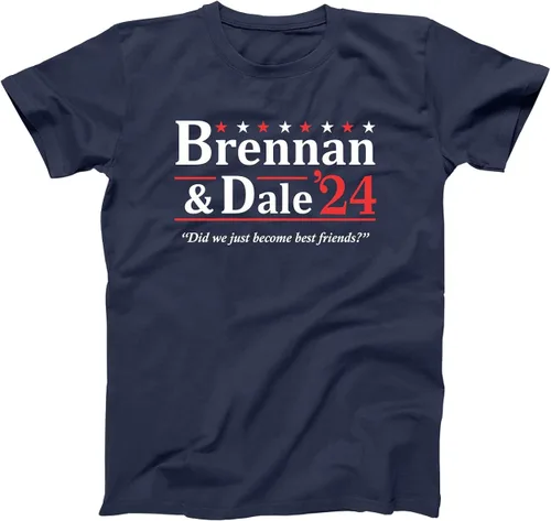 Donkey Tees Camiseta divertida Brennan Dale 2024 Camiseta estampada 100% algodón para hombres y mujeres Fabricada en los Estados Unidos