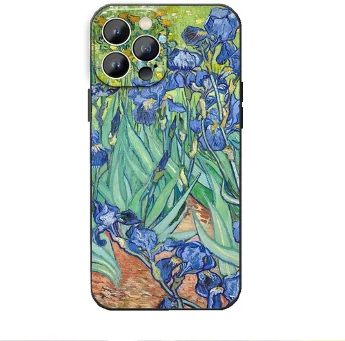 Miniatura 20 de Monet The Artist's Garden in Argenteuil Flower Landscape - Funda protectora delgada para iPhone 13, para mujeres y hombres, funda protectora delgada