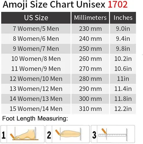 Miniatura 7 de Amoji AM1702 Zuecos de jardín unisex, sandalias, pantuflas