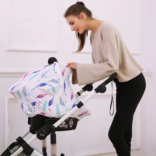 Miniatura 4 de Fundas de toldo para asiento de automóvil para lactancia - Fundas de asiento de automóvil para bebés, funda de lactancia multiusos, regalos