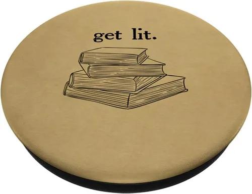 Miniatura 2 de Get Lit Reading Book Nerd Literatura divertida Profesor de inglés PopSockets PopGrip: Agarre intercambiable para teléfonos y tabletas PopSockets