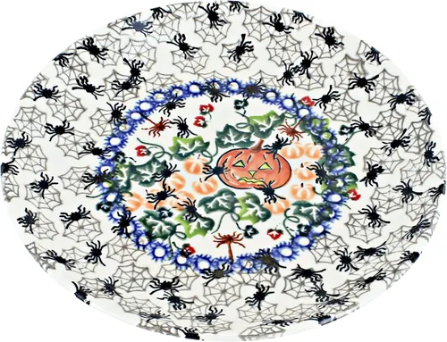 Miniatura 13 de Platos de postre amarillos Alyssa de cerámica polaca de Blue Rose - Diámetro de 7.5" - Hermoso plato para pastel, aperitivos o bocadillos