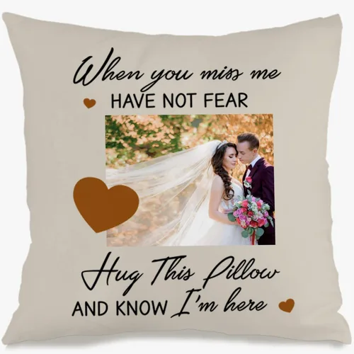 Miniatura 10 de Personalized Pillow Cover Combining 6 Images and Text for Mom, Cozy Throw Cushion Ideal as a Heartfelt Gift for Family Holidays Special Occasions or