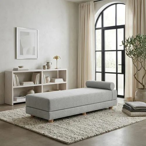 Miniatura 10 de Jaxx Alon Daybed - Tumbona plegable con colchón de espuma viscoelástica de primera calidad, tamaño Queen, fabricado en los Estados Unidos