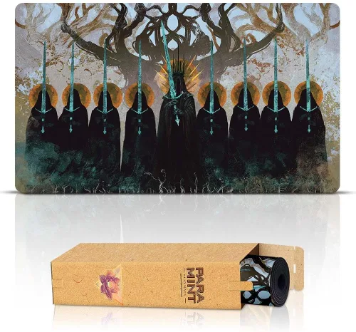 Miniatura 10 de Amon Sûl (cosido) – Tapete MTG de Anato Finnstark, LOTR El Señor de los Anillos – Compatible con Magic The Gathering Playmat-Play Mat MTG, YuGiOh